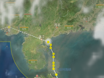 今年广东首个台风“韦帕”已在湛江坡头沿海登陆