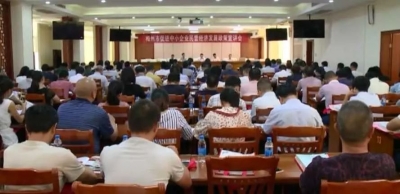 梅州市促进中小企业民营经济发展政策宣讲团走进大埔