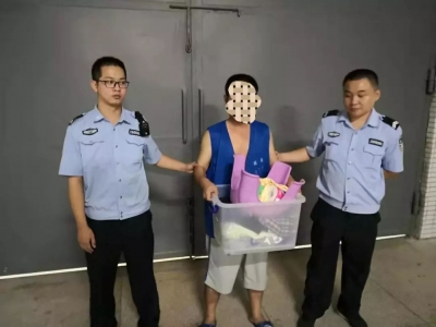 小偷搬煤气瓶还拆空调，且看蕉岭警方两小时神速破案