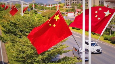 别再@微信官方了！你想要的这面国旗梅城给你“安排”上了...
