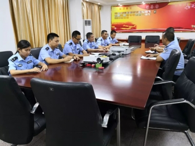 市公安局禁毒支队到大埔督导检查禁毒安保工作