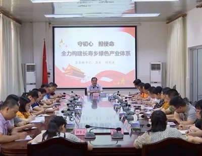 刘彩波深入企业开展调查研究：全力构建长寿乡绿色产业体系