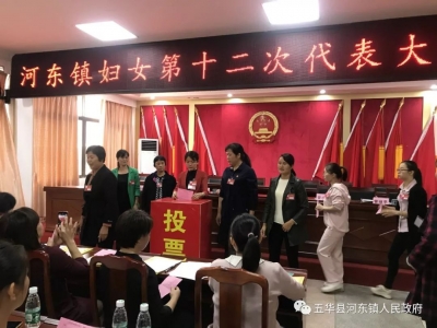 五华河东镇召开妇女第十二次代表大会