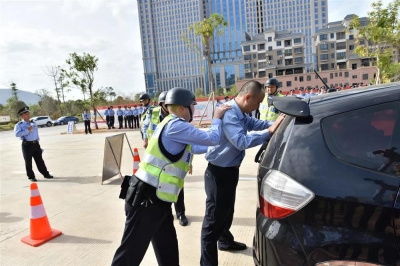 号令一出，动若风发！蕉岭公安秋季实战大练兵