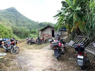 丰顺一伙人偷偷摸摸在山塘边做啥？藏不住！警察蜀黍来了