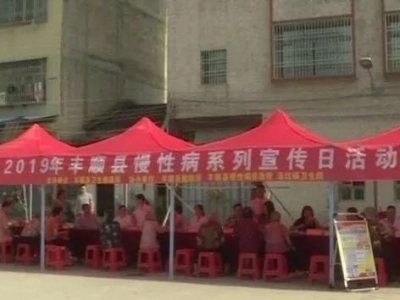 丰顺县卫健局举办“全国高血压日”宣传活动