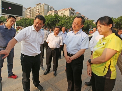 陈敏检查客商银行•2019世界客都长寿梅州马拉松赛筹备工作：打造最安全专业热情美丽欢乐的“梅马”