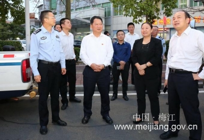 朱国城率队检查梅马服务保障工作