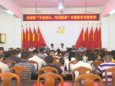 廖昌元到大埔光德开展“不忘初心、牢记使命”主题教育专题党课