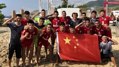 梅州客家大比分淘汰德国球队，挺进世界沙足俱乐部杯半决赛