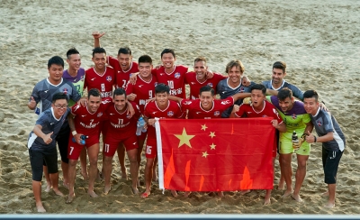 骄傲！2019世界沙滩足球俱乐部杯开赛，梅州客家首战力克东道主