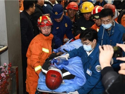 山东能源肥矿集团梁宝寺煤矿事故被困人员全部获救升井