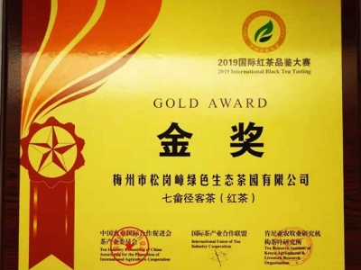 梅州有好茶！嘉应茶喜获国际金奖！