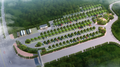 有249个车位 ！梅城千佛塔停车场项目开工建设