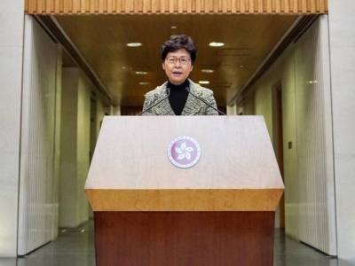 林郑月娥：暴徒企图让香港社会“停摆”，全城要共同出力止暴