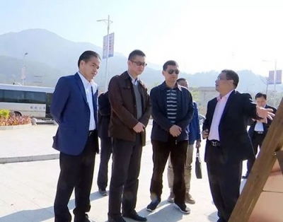 广东省食品进出口集团有限公司考察团到蕉岭参观考察