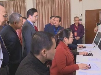 蓝欣到大埔县实验中学进行高中学业水平考试巡考