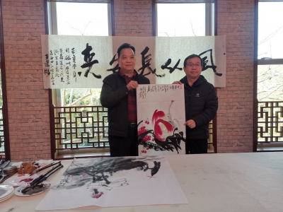 风光旖旎，灵感顿生！“长安画派”当代名家来梅采风  