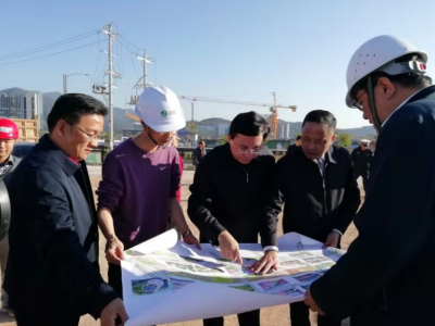 黄文沐到嘉应新区督导重点项目建设工作：再奋战一个月 全面贯通江南新城主干道 