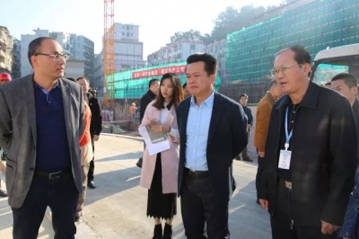 朱汉东到大埔人民医院改扩建工程现场、湖寮卫生院公共服务中心等地调研