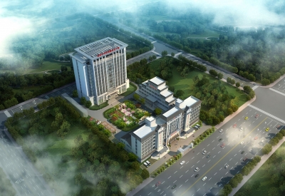 梅县中医医院综合大楼主体封顶，预计2020年年底投入使用！