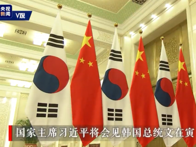 习近平会见韩国总统文在寅