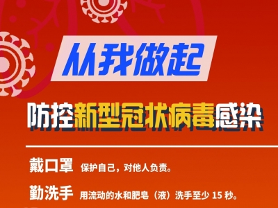 从我做起！防控新型冠状病毒应该怎么做？