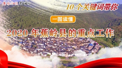 2020年蕉岭县的重点工作来啦！10个关键词带你一图读懂 
