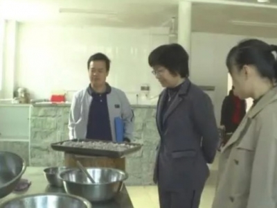 饶凌云到大埔县残联检查安全生产工作