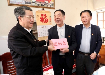 暖暖的！朱少辉率队到华城、河东开展春节慰问活动