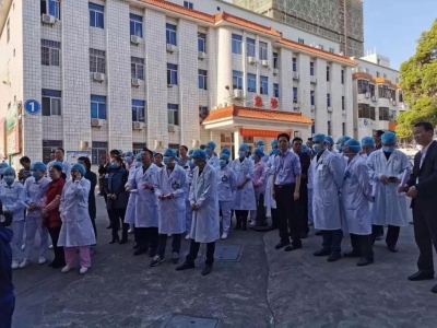 朱少辉率队调研新型冠状病毒感染的肺炎防治工作