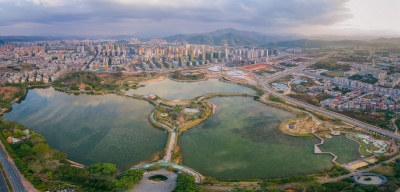 航拍嘉应新区，宜居、宜业、宜游的美丽画卷徐徐展开