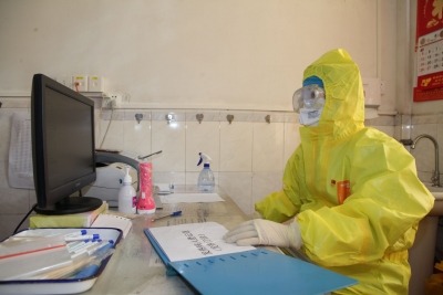 红旗飞扬！蕉岭“战疫”前线党员一马当先