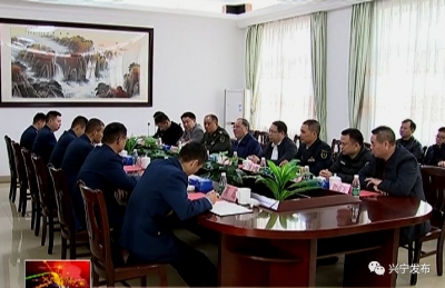 兴宁市委一行慰问驻地官兵 共话鱼水情深