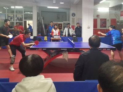梅州市迎新春乒球团体赛收拍，超华队夺冠！