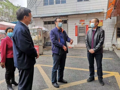 曾尚忠督导检查市场监督领域防控疫情专项整治行动的落实情况