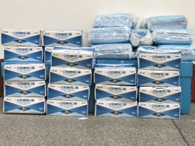 感动！蕉岭热心乡贤捐赠8000只口罩，从国外连夜运回家乡