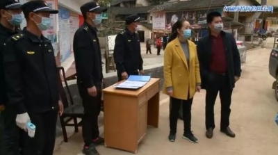 大埔人大到大东镇督导检查疫情防控工作