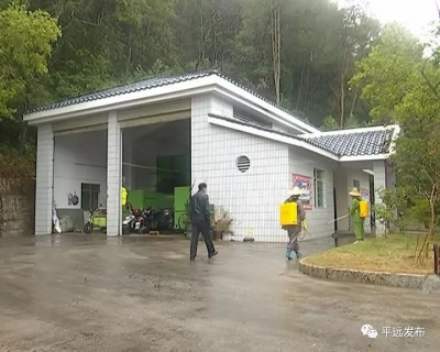 防控不留死角！平远县城垃圾桶做到每日过堂，每日消毒