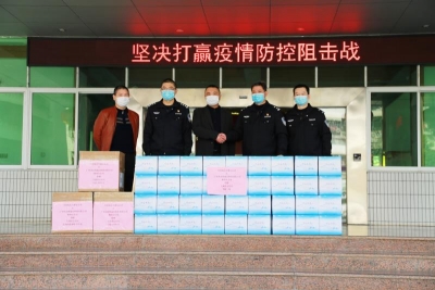 企业有爱，助抗疫情！大埔公安再获赠口罩、酒精喷剂等防护用品一批