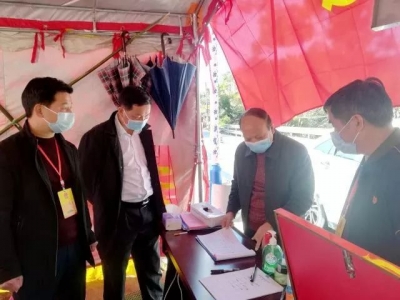 大埔县领导到光德镇督导疫情防控和企业复工复产等工作