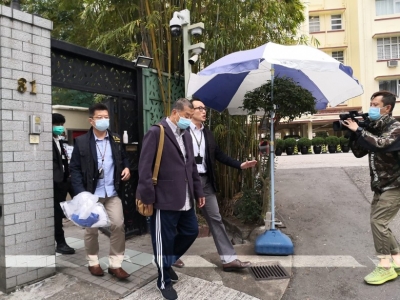 黎智英等三人被香港警方拘捕 将于5月5日在香港东区法院应讯