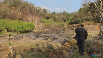 三申五令仍野外点火，蕉岭一村民被拘留五日！