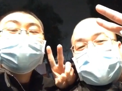  “平安到达，大家放心！”蕉岭2位白衣战士抵达荆州，发回这段视频...