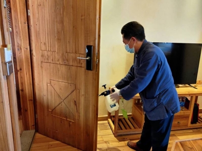 全面消杀防“疫”，保障顾客入住安全！我市22家宾馆酒店已复工营业