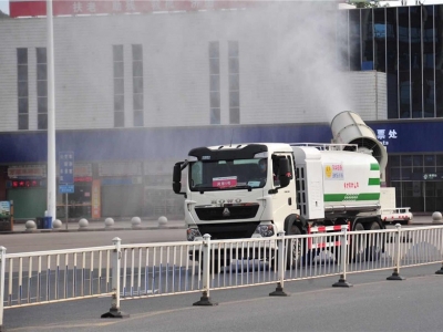 注意！我市明天下午将对这些重点区域、道路喷洒消毒液