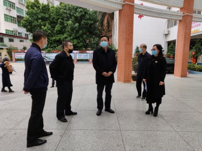 王庆利检查学校疫情防控和复学工作：筑牢校园疫情防线 确保师生健康安全