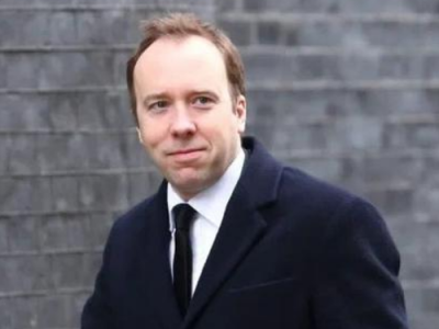 英国卫生大臣马特·汉考克新冠肺炎检测呈阳性