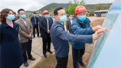 张爱军调研检查梅龙高铁项目疫情防控和复工建设情况 落实精准防控措施 全力加快项目建设