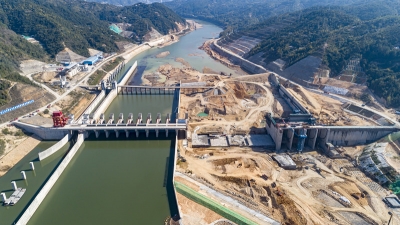 按动“复工键”！韩江高陂水利枢纽工程稳步恢复施工